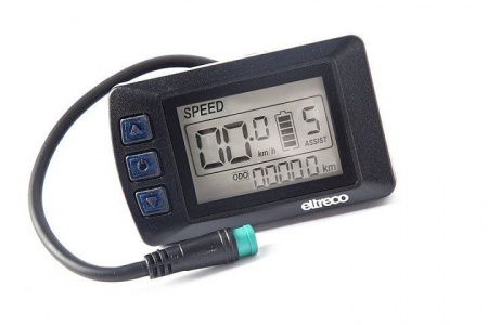 КОМПЛЕКТ Eltreco 36V 350W LCD 26" + АКБ 36V 10А/ч (HL)